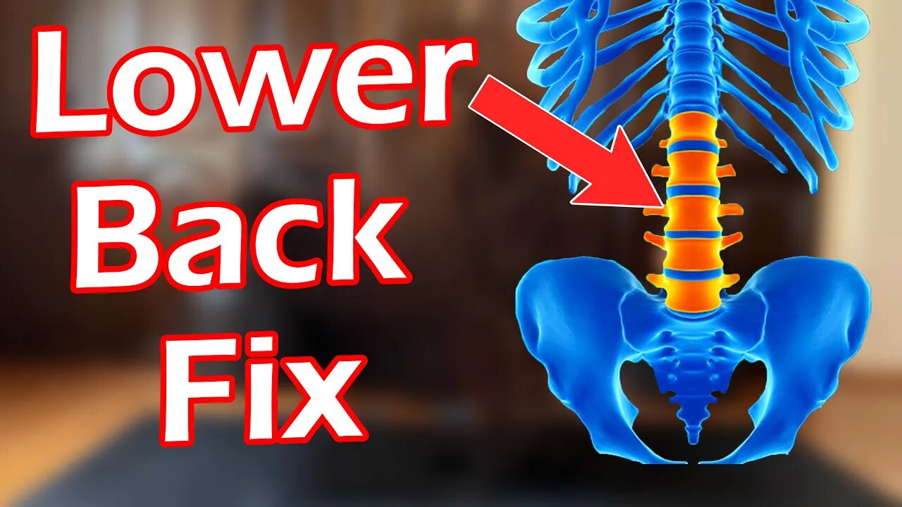 Make Lower Back Pain Disappear With This Simple Exercise