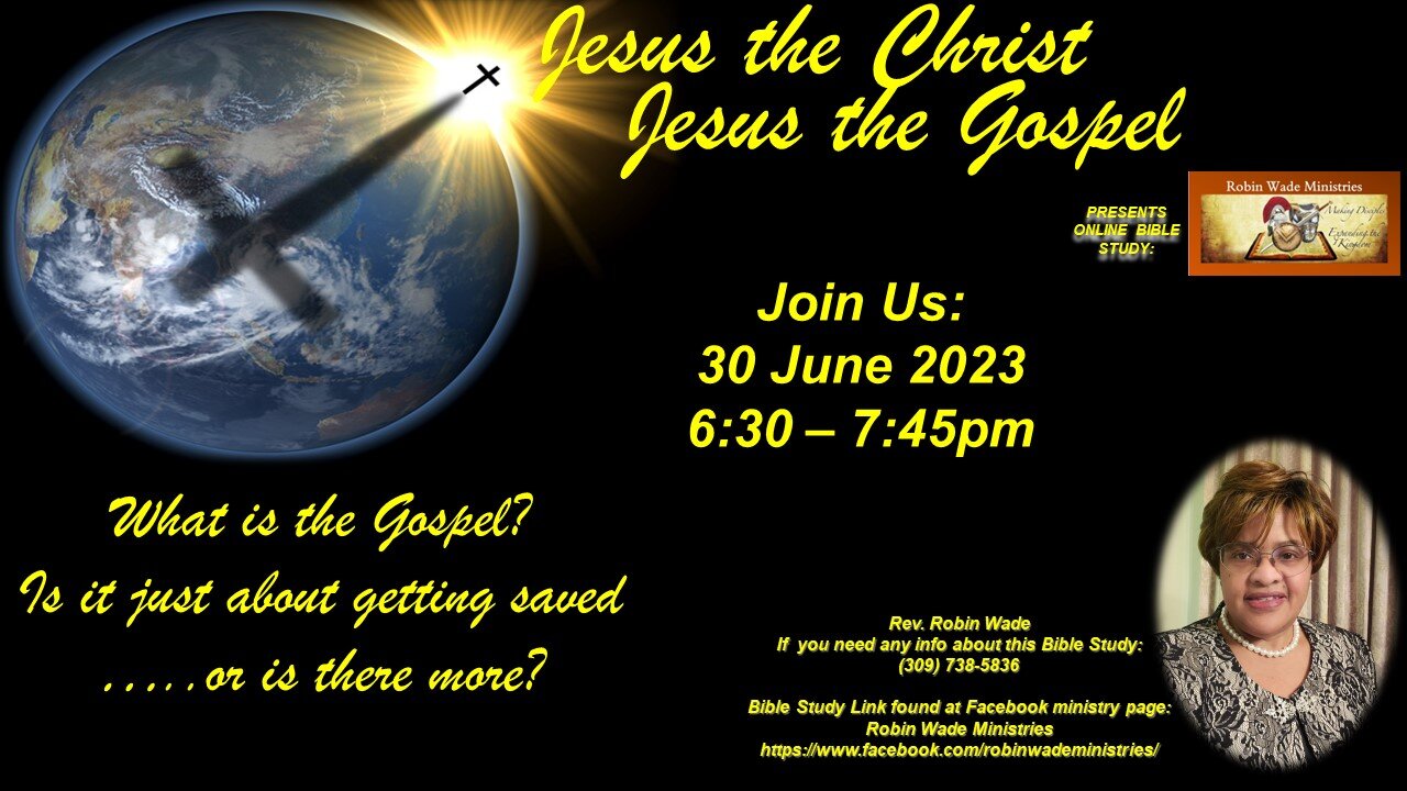 Jesus, the Christ, Jesus the Gospel Session #1