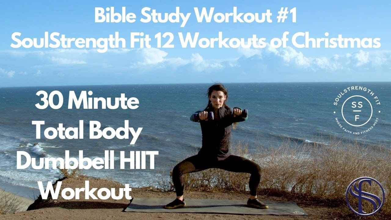 30 minute Total Body Full Body HIIT Christmas Daily Bible StudyWorkout: