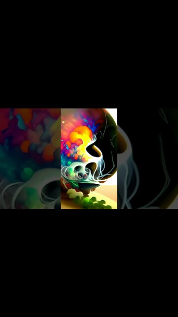 Transcendent Skull #digitalart #abstract #inspiration #art #creative #artwork #discodiffusion #ai
