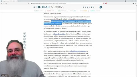 Esquerdistas querem imposto de 1% sobre bitcoin e explicam como cobrar o imposto — PETER TURGUNIEV