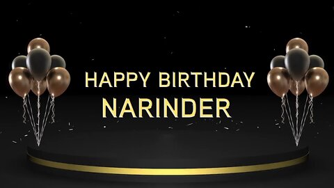 Wish you a very Happy Birthday Narinder