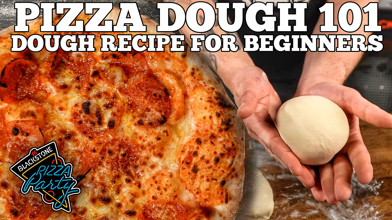 Homemade Pizza Dough for Beginners | Pizza Party | Blackstone Pizza Oven