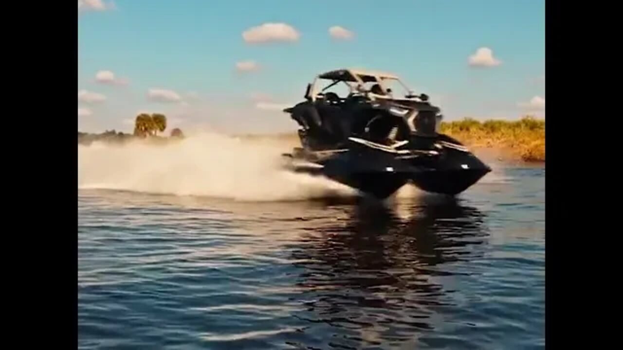 Quarter-million aquatic utility vehicle can run 130 km/h on the water tiktok gigadgetsofficial