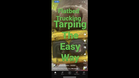 Tarping a load the easy way