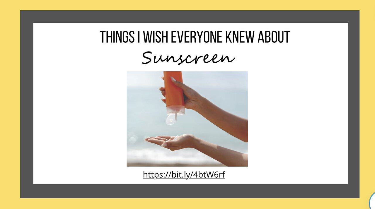 What Do You Know About Sunscreen?