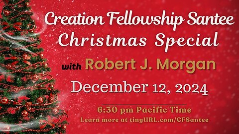 CFS Christmas Special with Pastor Robert J. Morgan