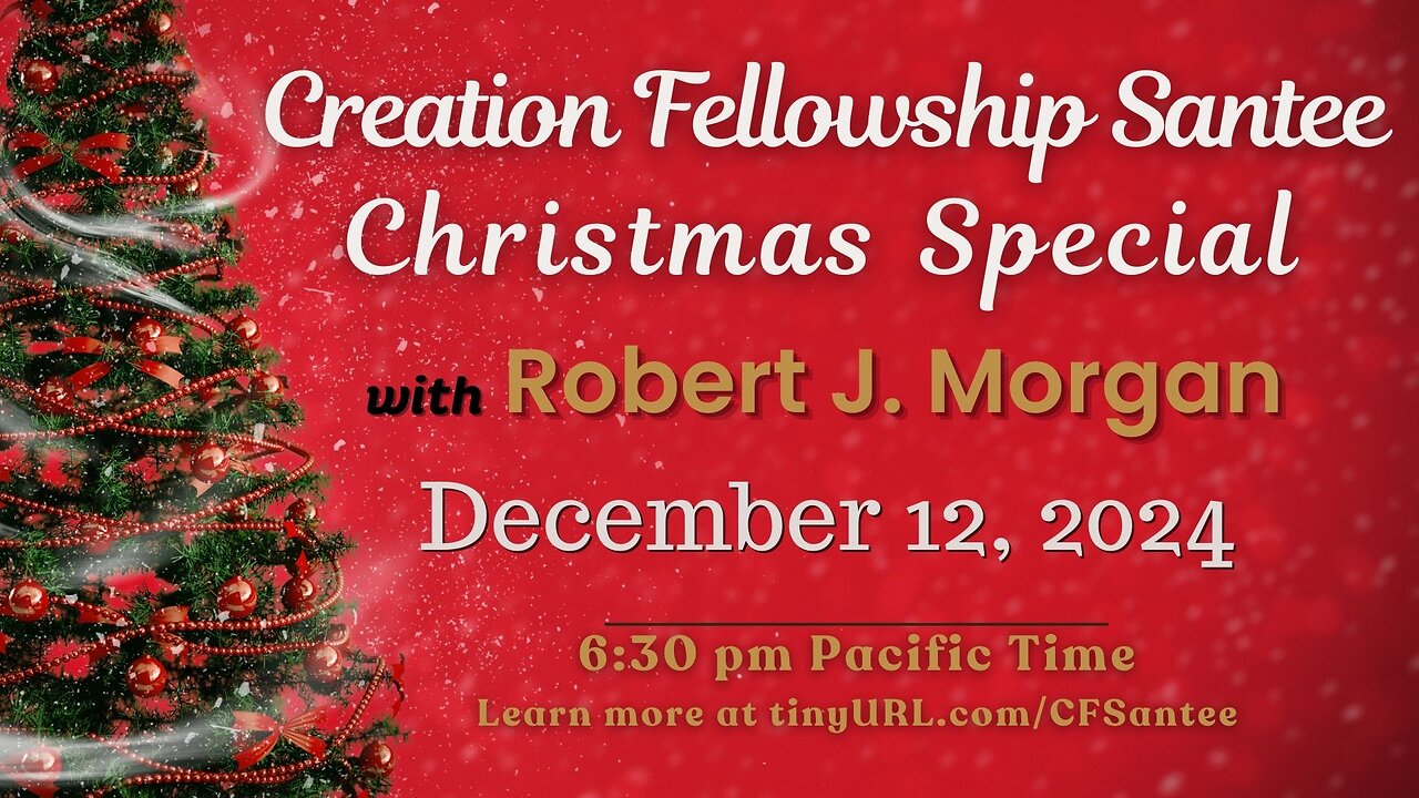 CFS Christmas Special with Pastor Robert J. Morgan