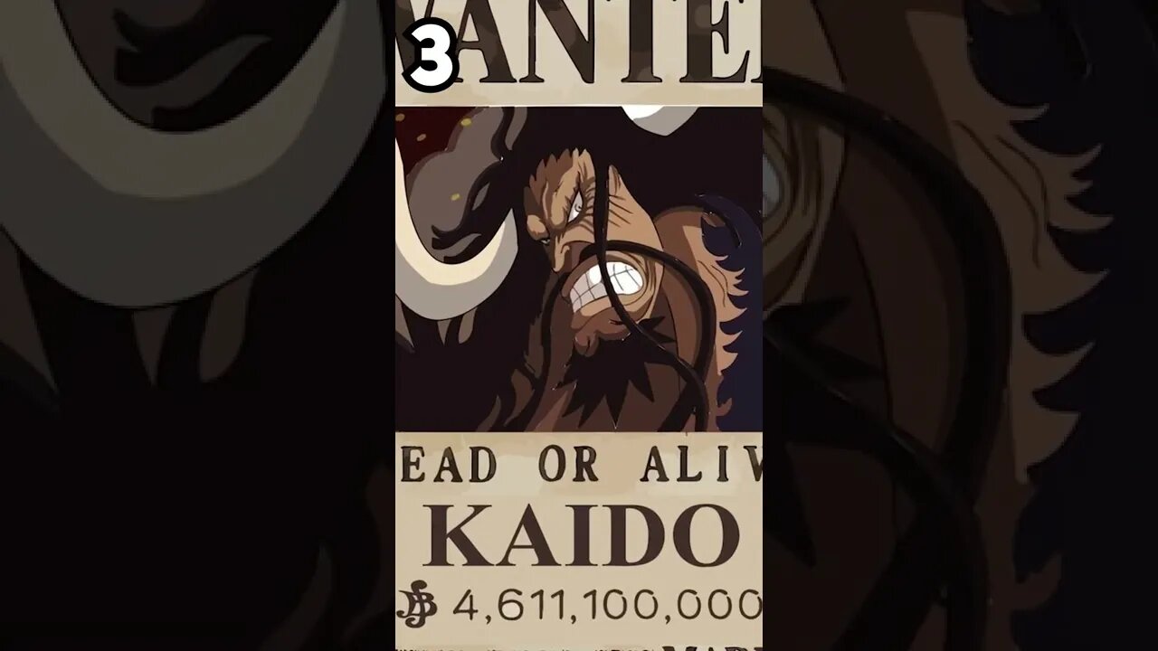 AS 10 MAIORES RECOMPENSAS DE ONE PIECE