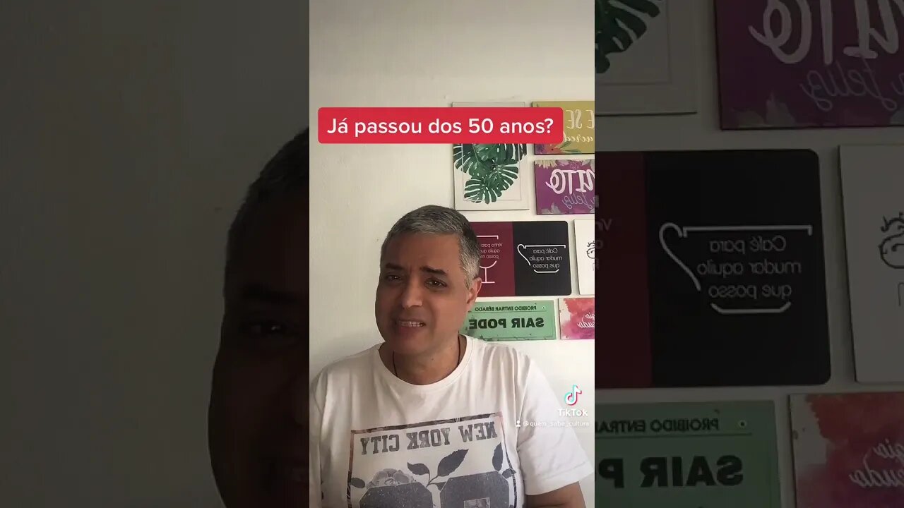 Você já passou dos 50 anos? #shorts #short #youtubeshorts #shortsvideo #trabalho