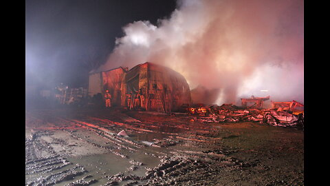 BUILDING BURN AT LOCAL BUSINESS OFF 190 EAST, BEECH CREEK TEXAS, 12/10/24...