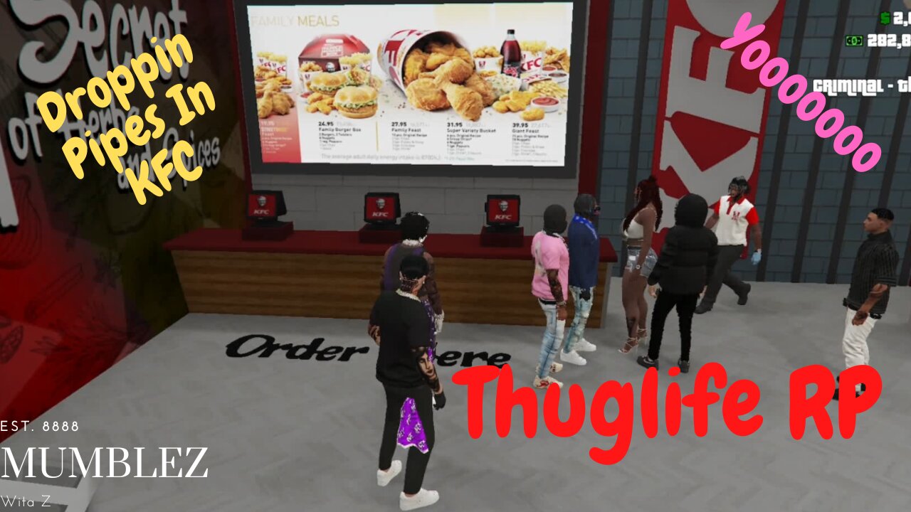 Droppin Pipes On KFC Thuglife RP|Apex|