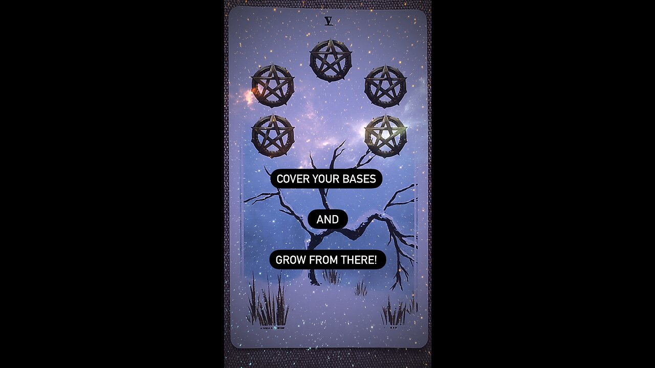 MEDITATION #basicneeds #coverbases #percievedlimits #slowgrowth #tarot #tarotary #dailycard