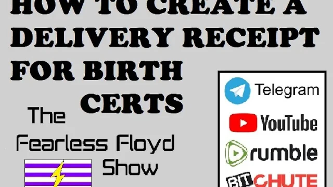 HOW TO CREATE A DELIVERY RECEIPT