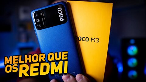 A POCO ESTÁ SE TORNANDO MELHOR CUSTO BENEFÍCIO QUE A LINHA REDMI? O POCO M3 É UM DOS CASOS!