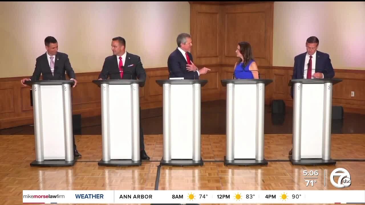 From guns to abortion, here's what Michigan GOP gubernatorial candidates said during WXYZ debate