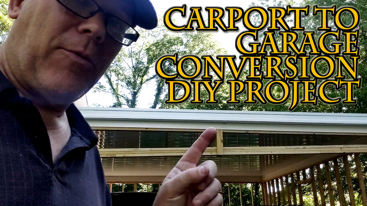 Tour of my Carport to Garage Conversion Project!