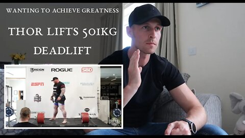 Battle Fitness Academy | Hafthor Bjornsson Deadlifts 501kg | Achieve Greatness