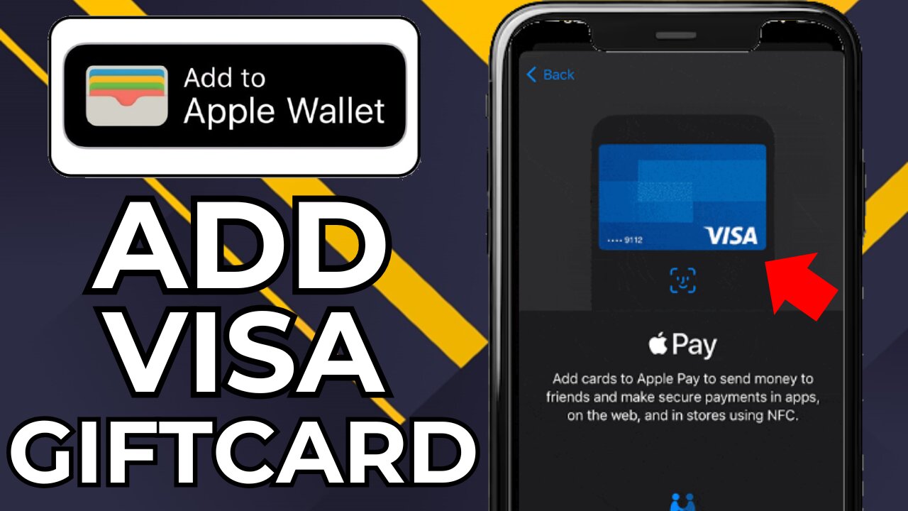 HOW TO ADD VISA GIFT CARD TO APPLE WALLET