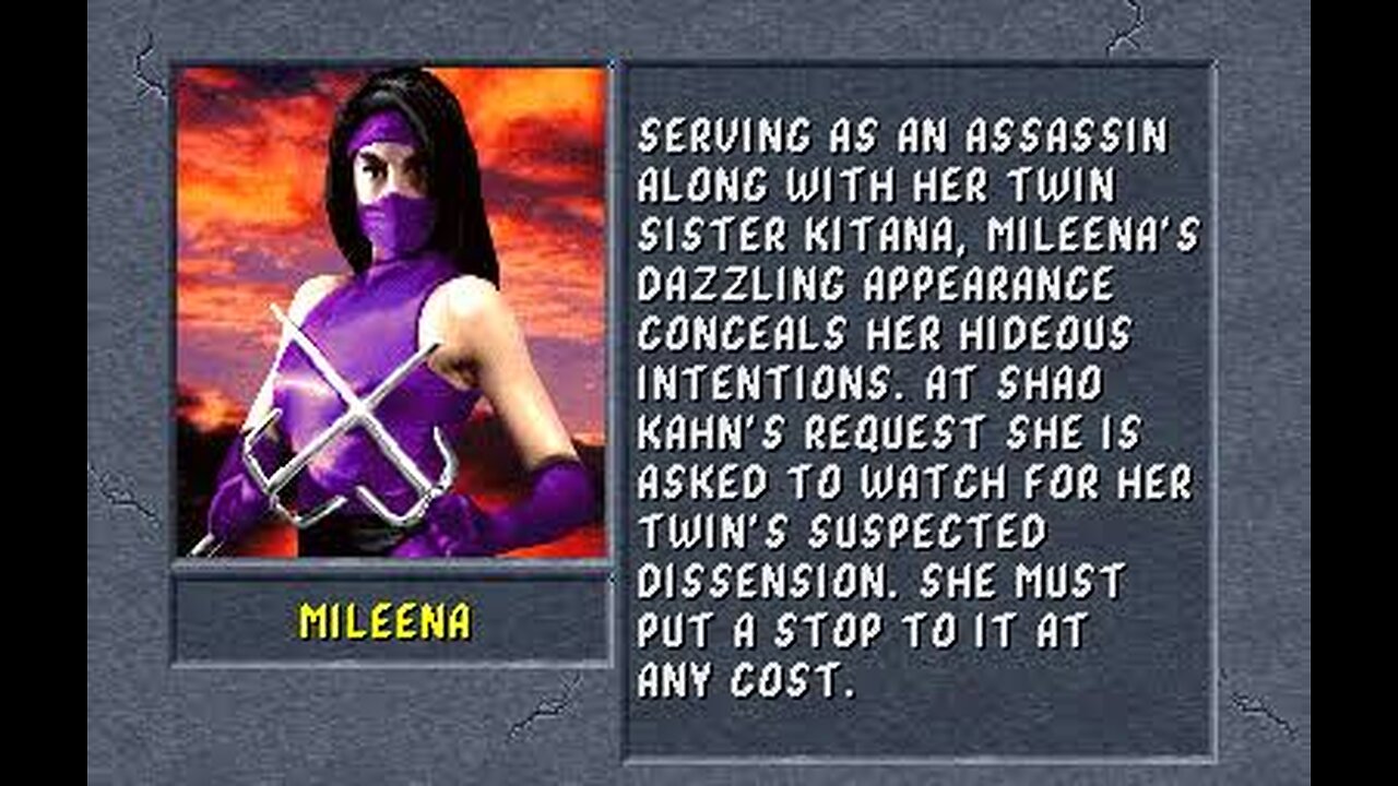 Mortal Kombat II Mileena