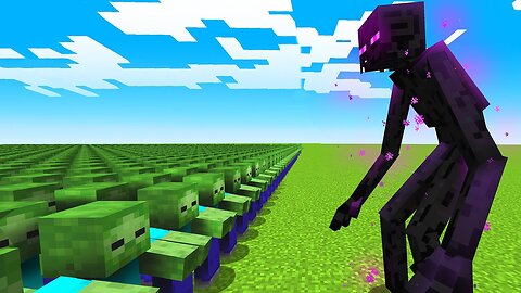 1000 Zombies vs Mutant Enderman!