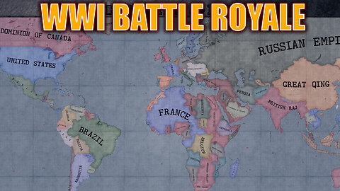 WW1 Battle Royale - HOI4 Timelapse