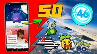 FLY DA VIDA REAL! TALEI 3 POKÉMON NO LEVEL 50! MUITAS SURPRESAS EM SÃO PAULO!