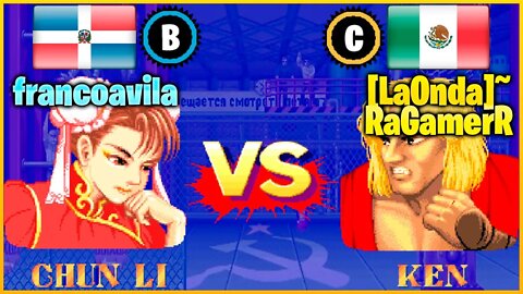 Street Fighter II': Champion Edition (francoavila Vs. [LaOnda]~RaGamerR) [Dominican Vs. Mexico]