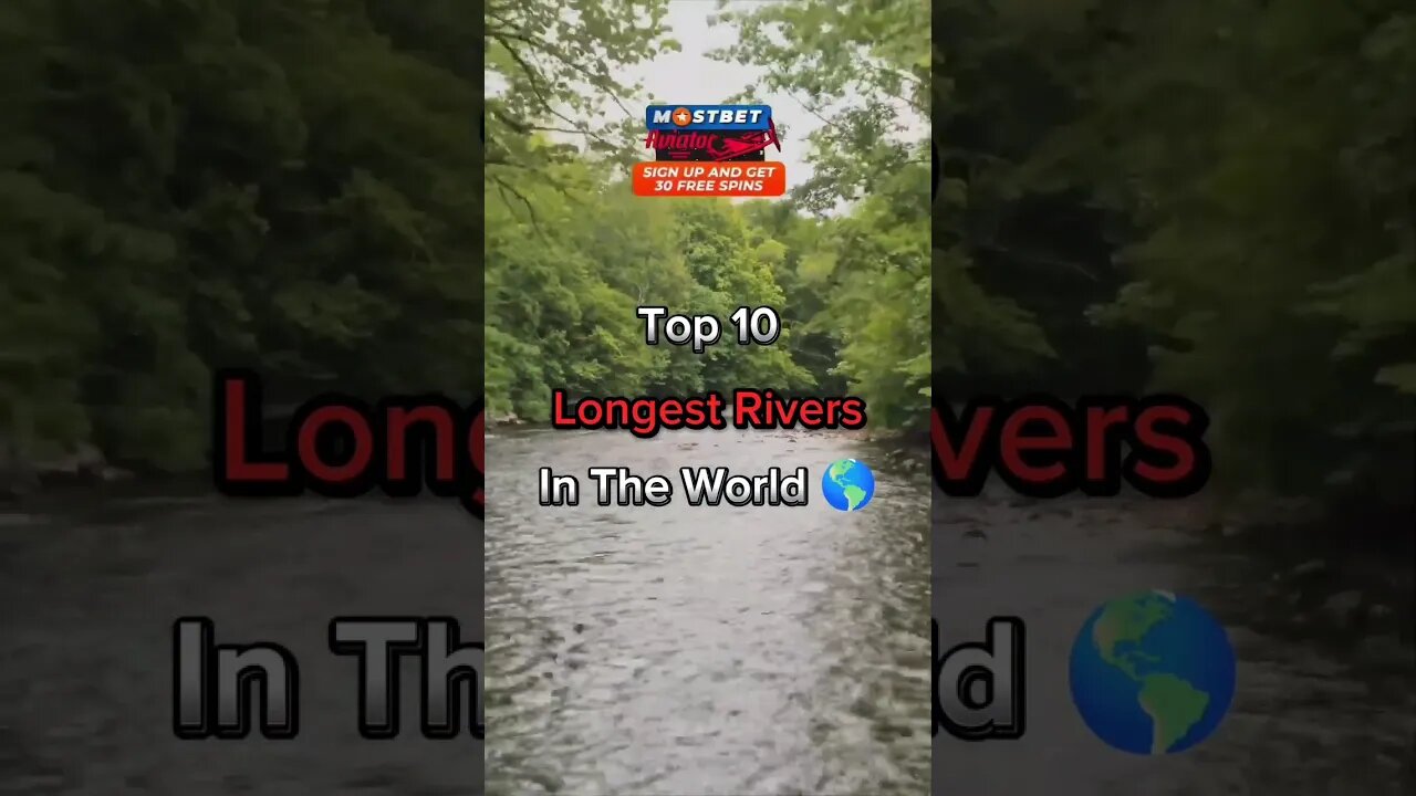 Top 10 Longest Rivers In The World 🌎🌎 #viral #top10 #world #viralshorts #river