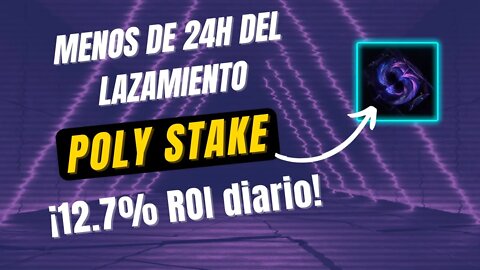 POLY STAKE español 🤑🤑 gana 12% ROI diario