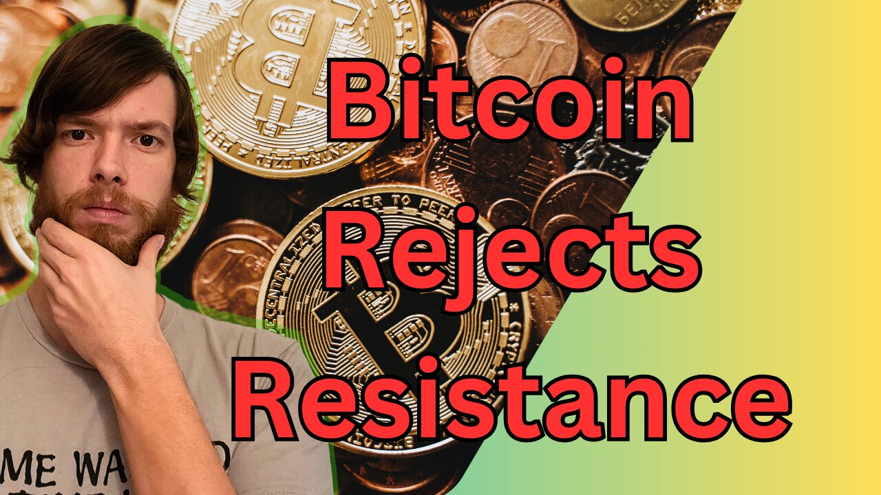 Bitcoin Rejects Resistance E 621 #crypto #grt #xrp #algo #ankr #btc #crypto