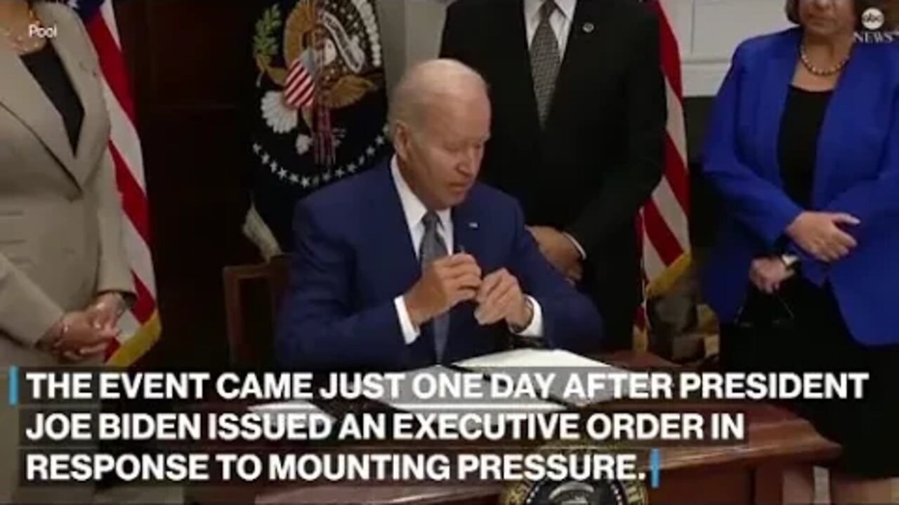 Abortion rights activists push Biden to declare national emergency.