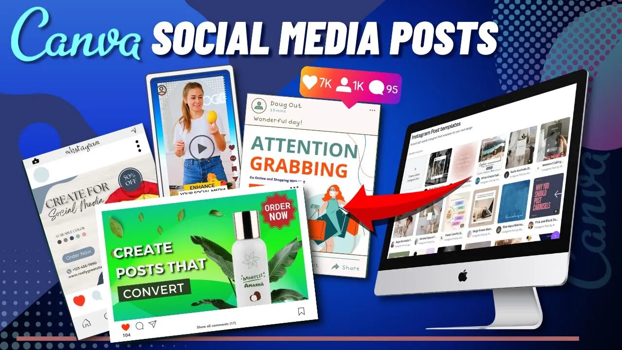 Create Social Media Posts In Minutes with Canva!