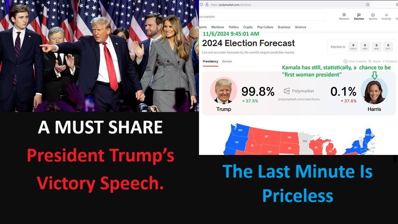 A MUST SHARE: President Trump’s Victory Speech - 11/5/24