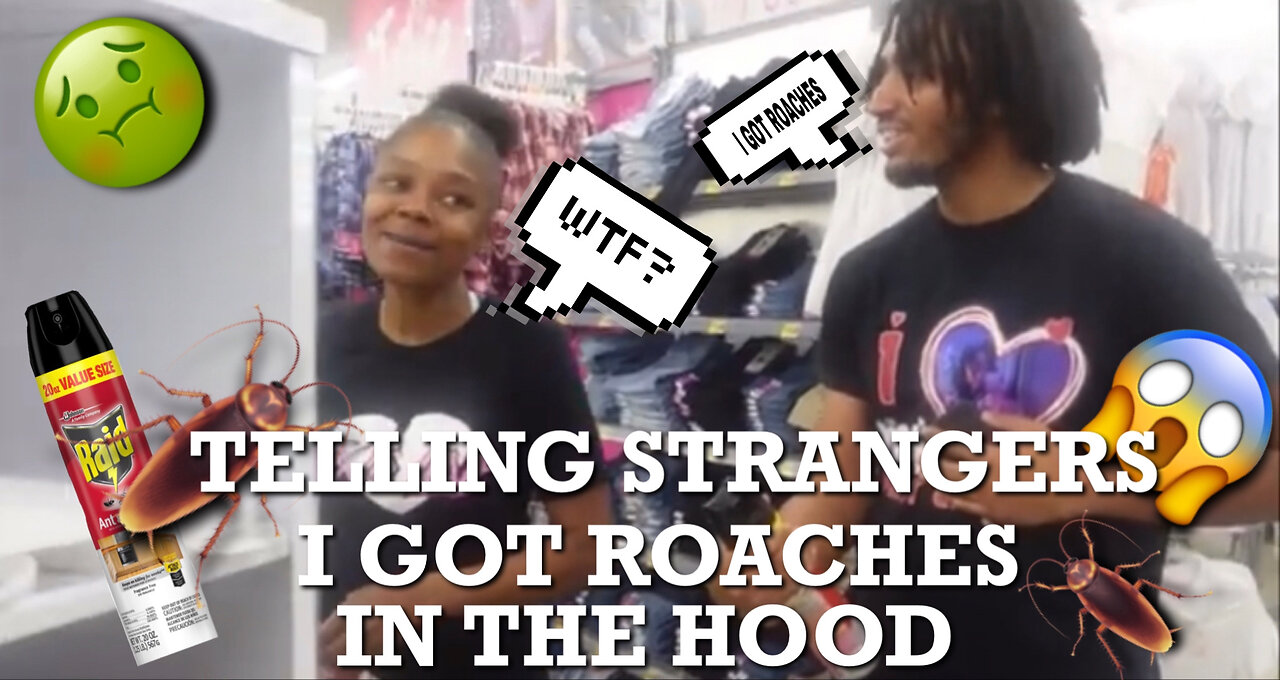 TELLING PEOPLE I GOT ROACHES🪳 IN THE HOOD 😱PART1 FT WALMART *MUSTWATCH😂* #viral #prank