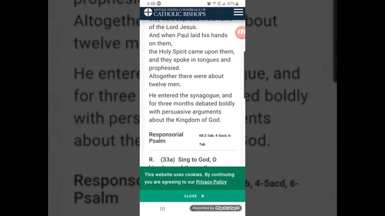 Jesus is our Savior/ Bible reading May 17 / 2021