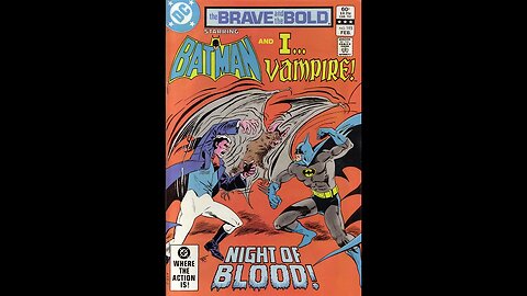 THE BRAVE AND THE BOLD #195 REVIEW. Dance Macabre in Gotham.