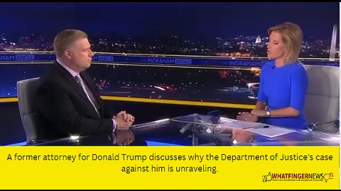 A former attorney for Donald Trump discusses why the Department of Justice's case against him