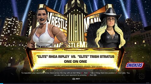 WWE 2k24 Elite Rhea Ripley vs Elite Trish Stratus