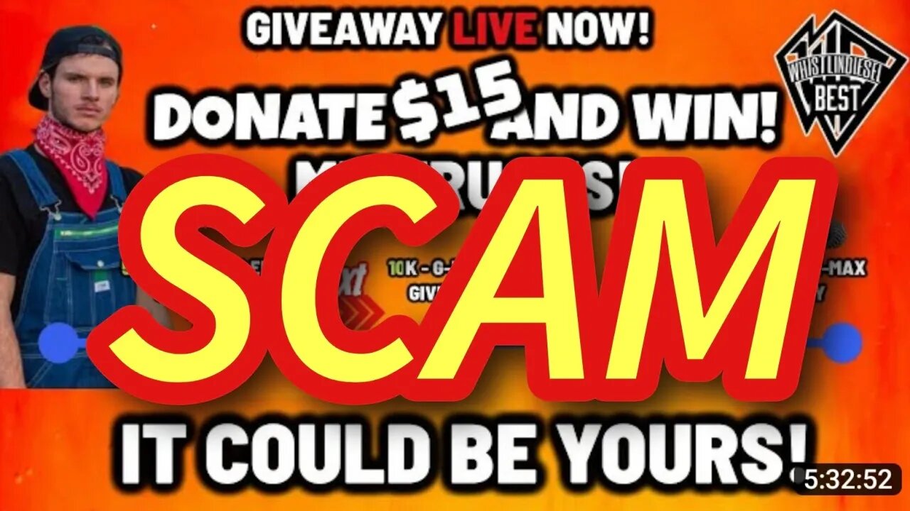 This Fake @whistlindiesel Scam Needs To Be Stopped. YouTube Is Dropping The Ball