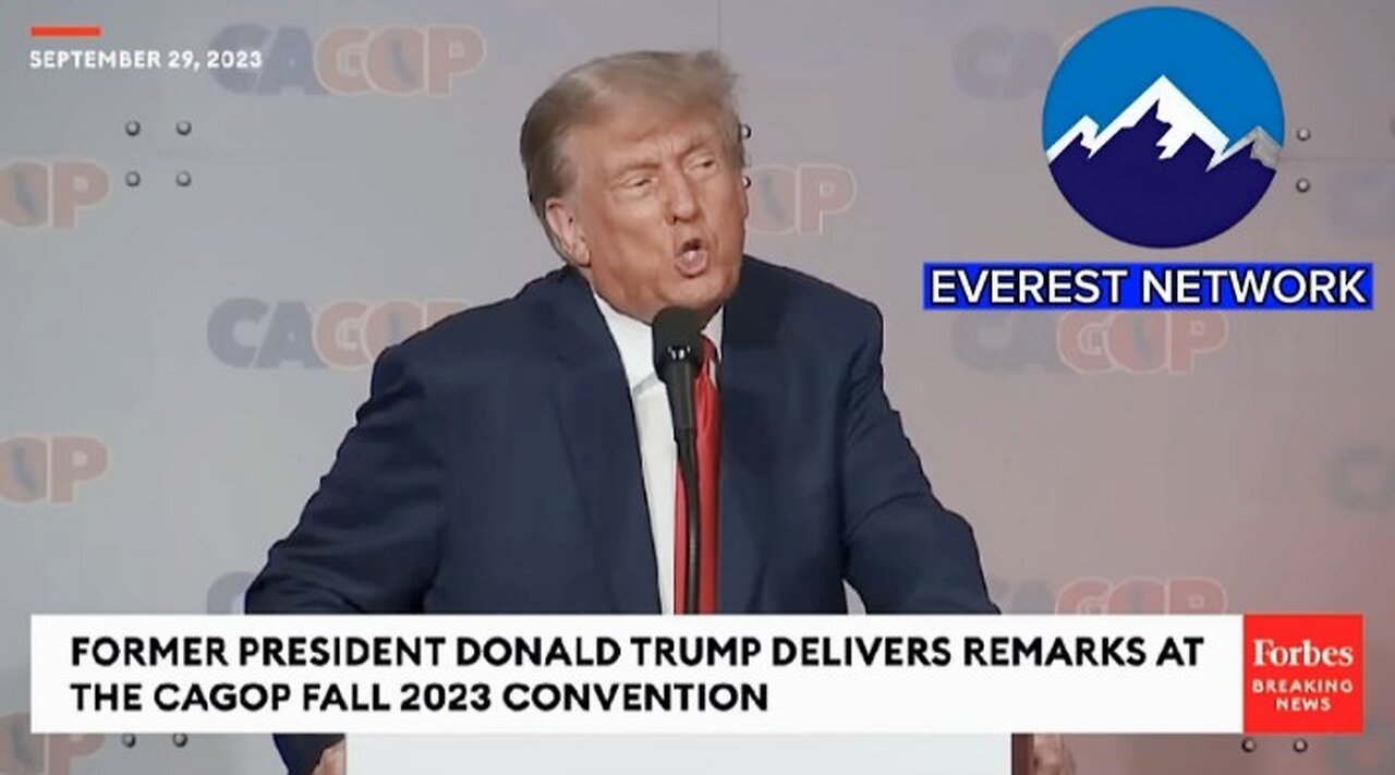 Trump Attacks 'Gavin Newsom And The Far Left Communists In Sacremento' In Speech To California GOP