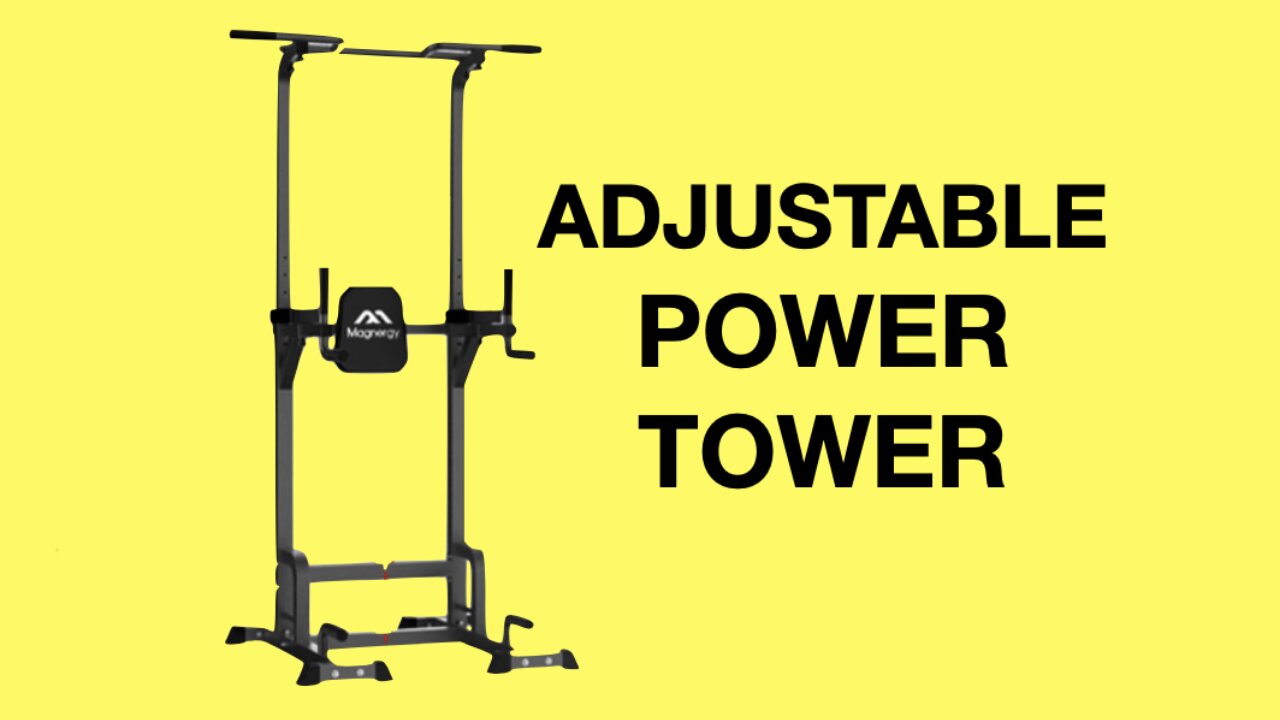 Magnergy Power Tower Review - Dip Station, Pull Up Bar, Push Ups for Home Gym