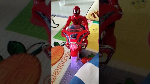 Spiderman on the Motor bike