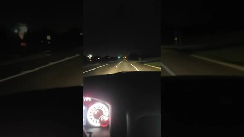 just driving to town. #drive #night