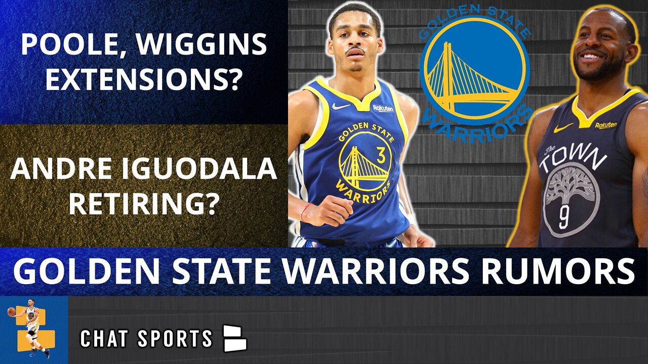 Latest Warriors Rumors On Andrew Wiggins, Jordan Poole Contract Extension Talks