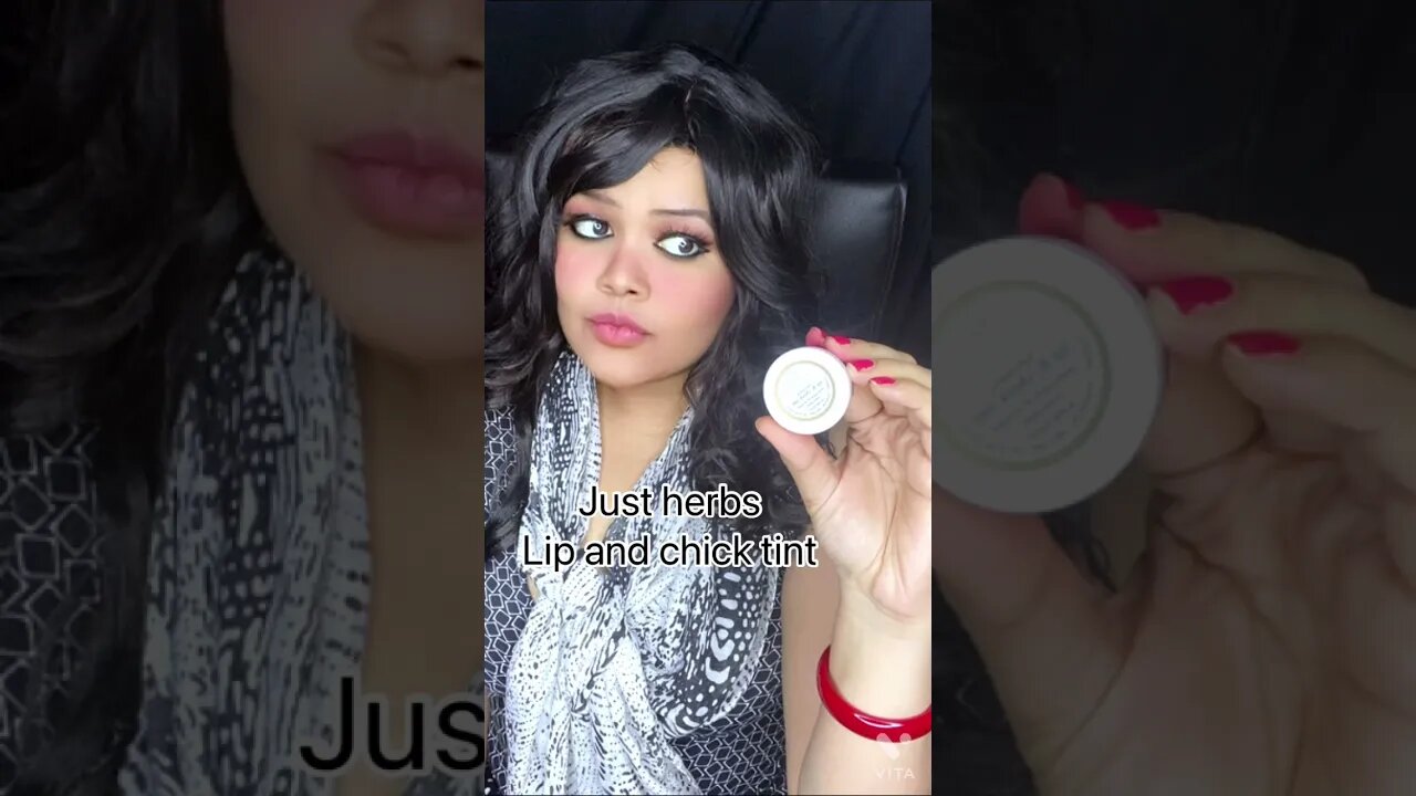 JUST HERBS LIP AND CHEEK TINT REVIEW #shorts