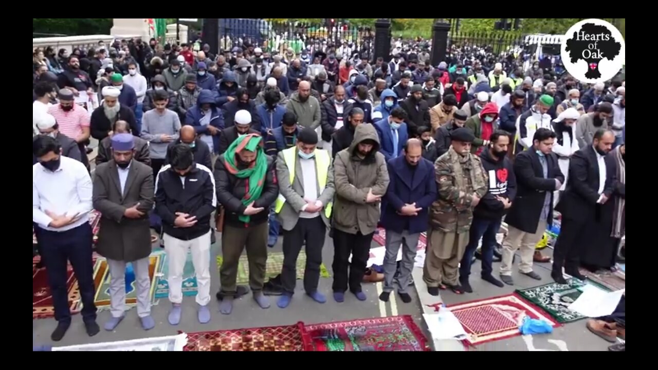 Muslim Demo outside the French Embassy 30.10.20