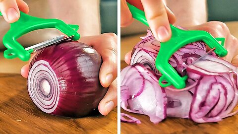 How to Peel And Cut Fruits And Vegetables 🍎🥝🥦