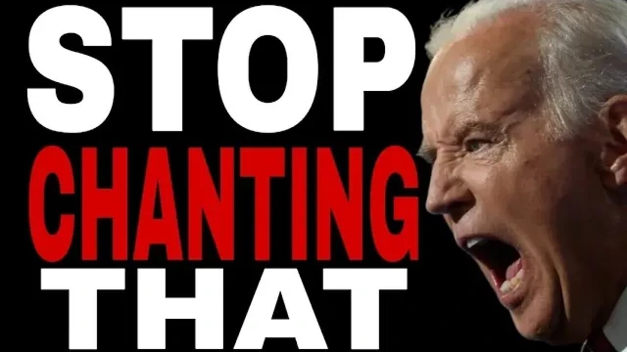 BIDEN FURIOUS OVER LETS GO BRANDON CHANTS IN ENGLAND