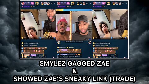 SMYLEZ GAGGED ZAE ( ZAE TRIED TO HIDE TRADE BUT SMYELZ EXPOSED HIM )